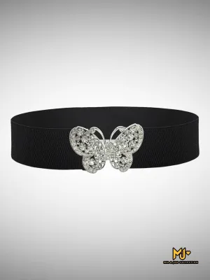 Butterfly Decor Wide Belt