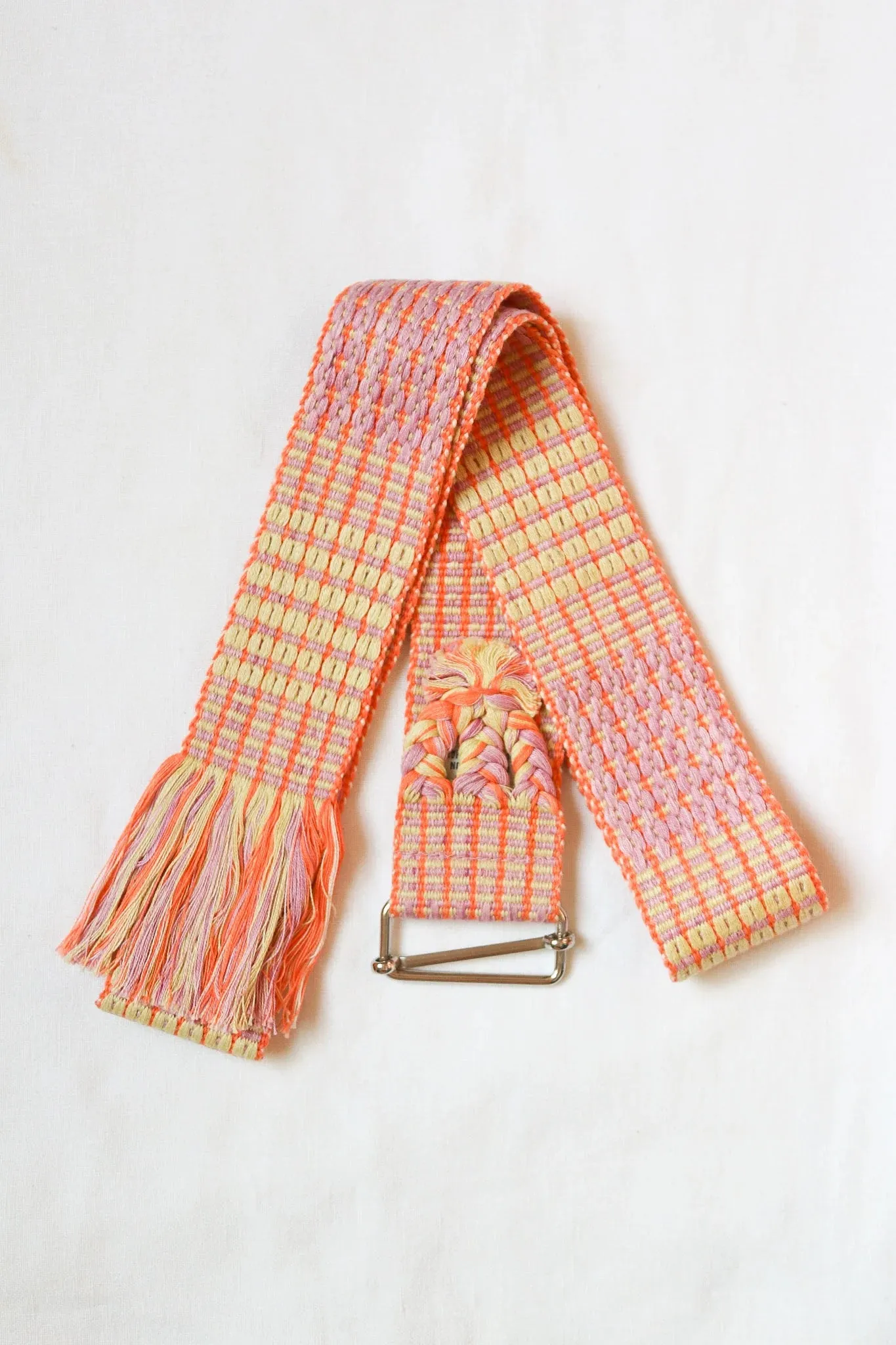 Faja Belt in Pink and Yellow