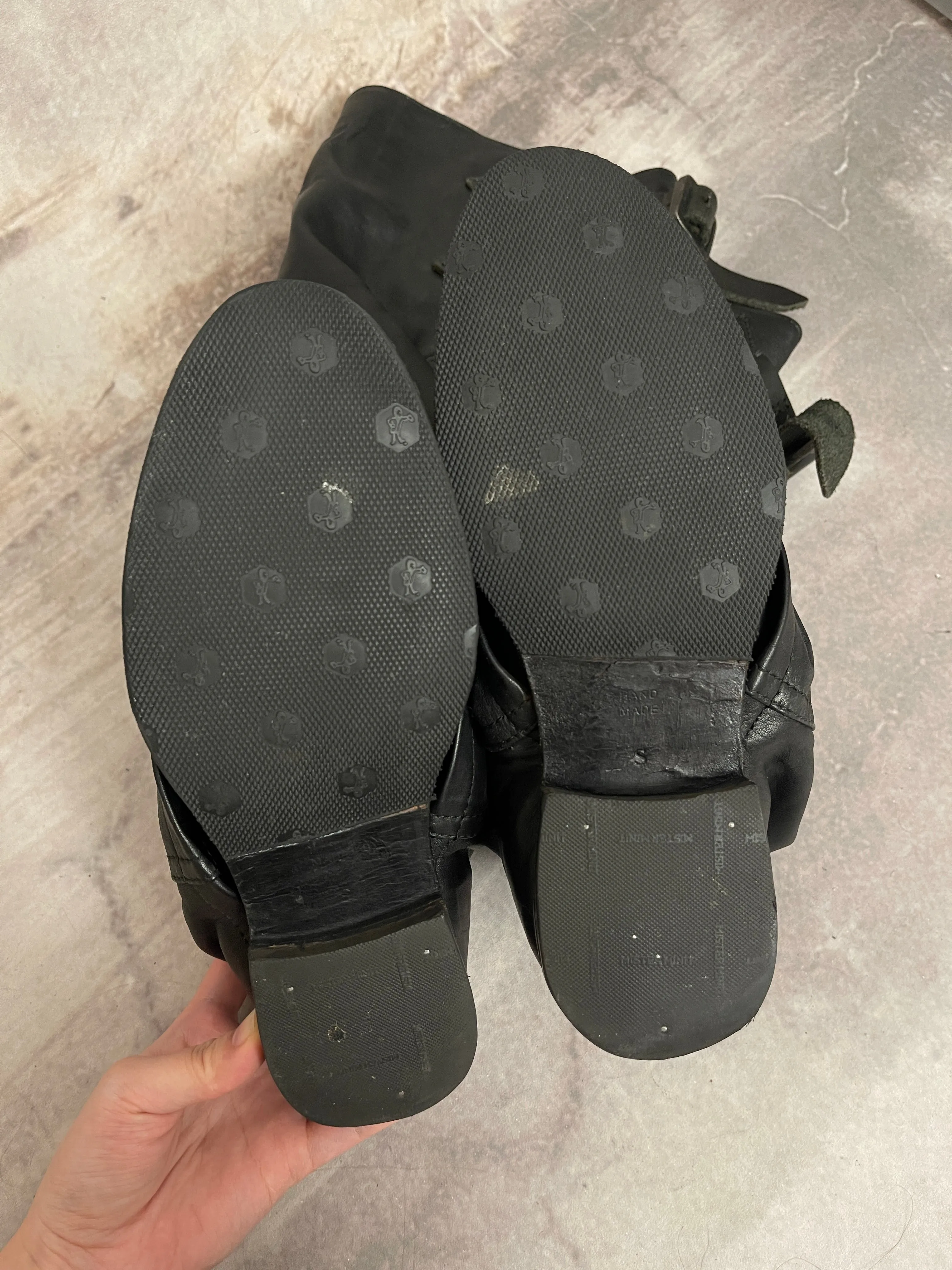  genuine leather boots Size S