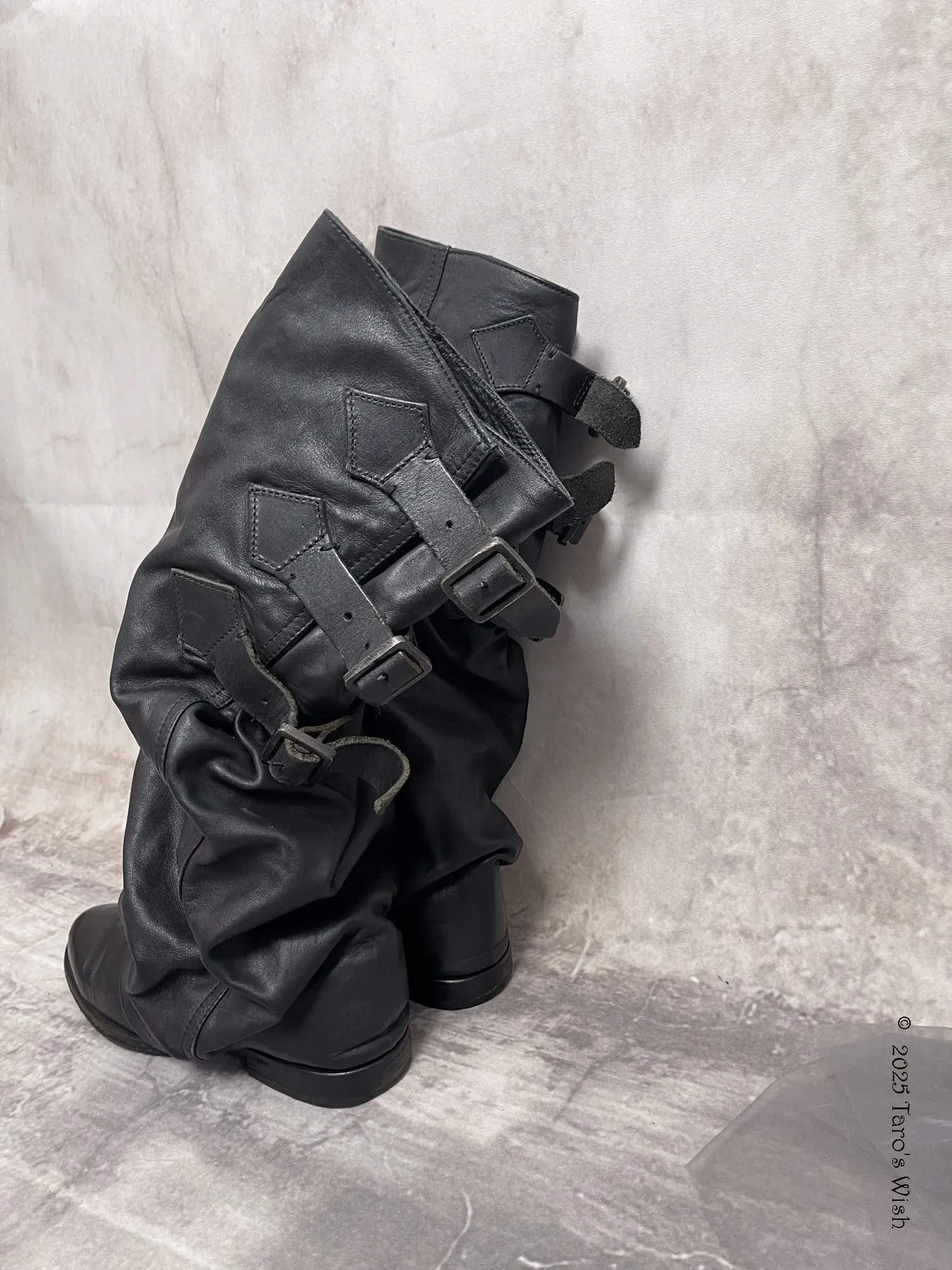  genuine leather boots Size S