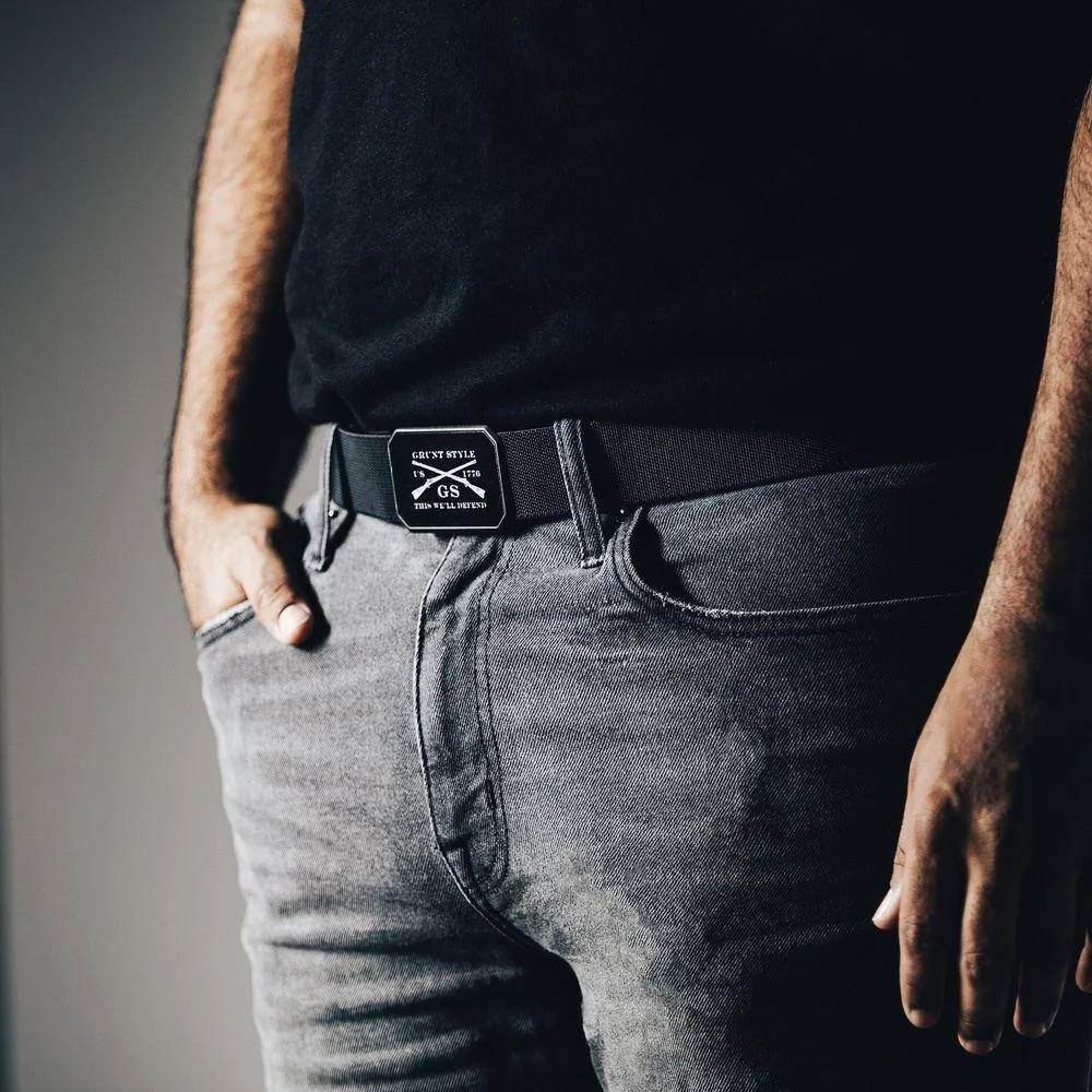 Grunt Style x Groove Life™ Belt - Black on Black