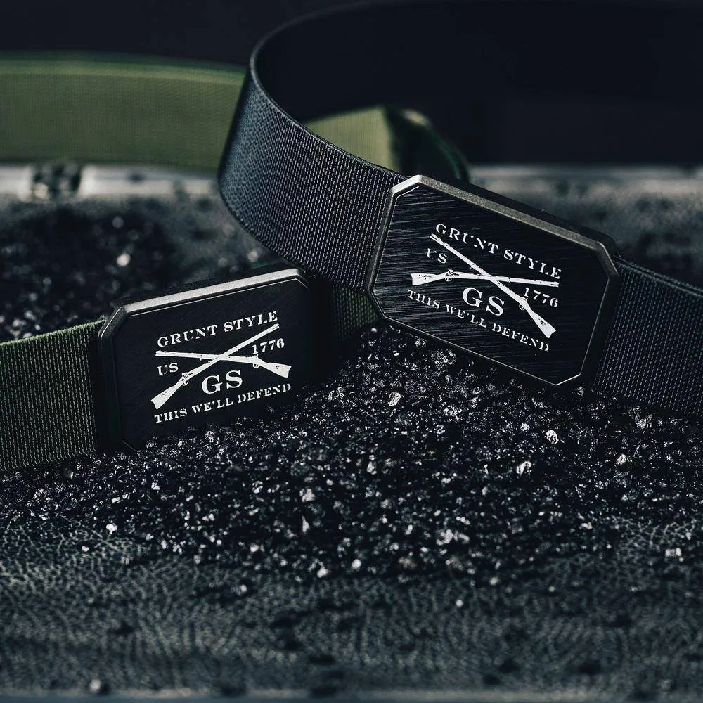 Grunt Style x Groove Life™ Belt - Black on Black