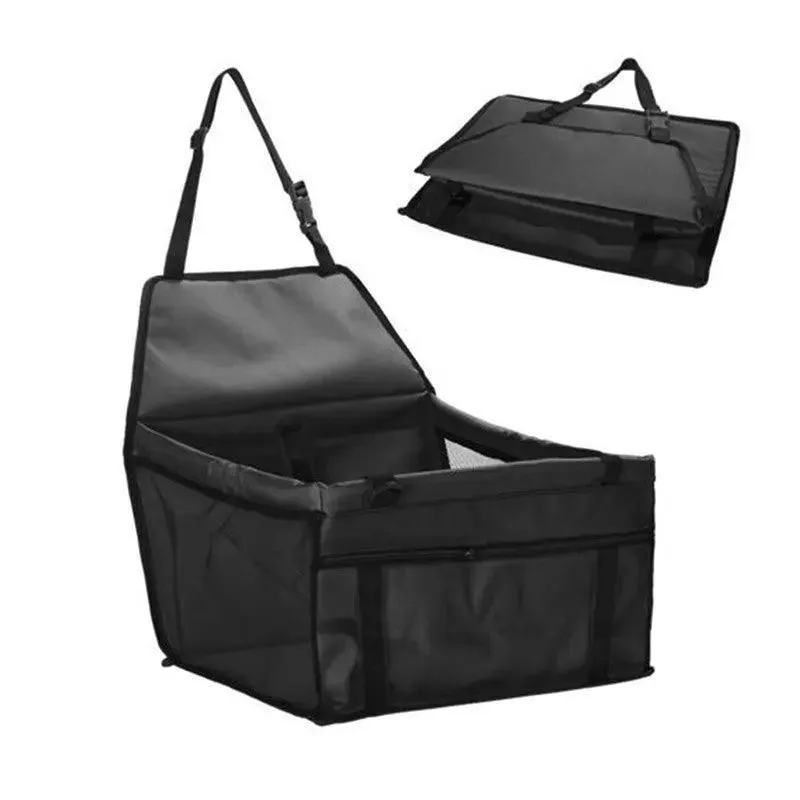 Pet Mesh Car Seat Booster: Stylish Travel Comfort for Small Dogs