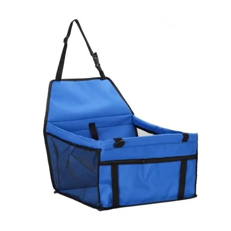 Pet Mesh Car Seat Booster: Stylish Travel Comfort for Small Dogs