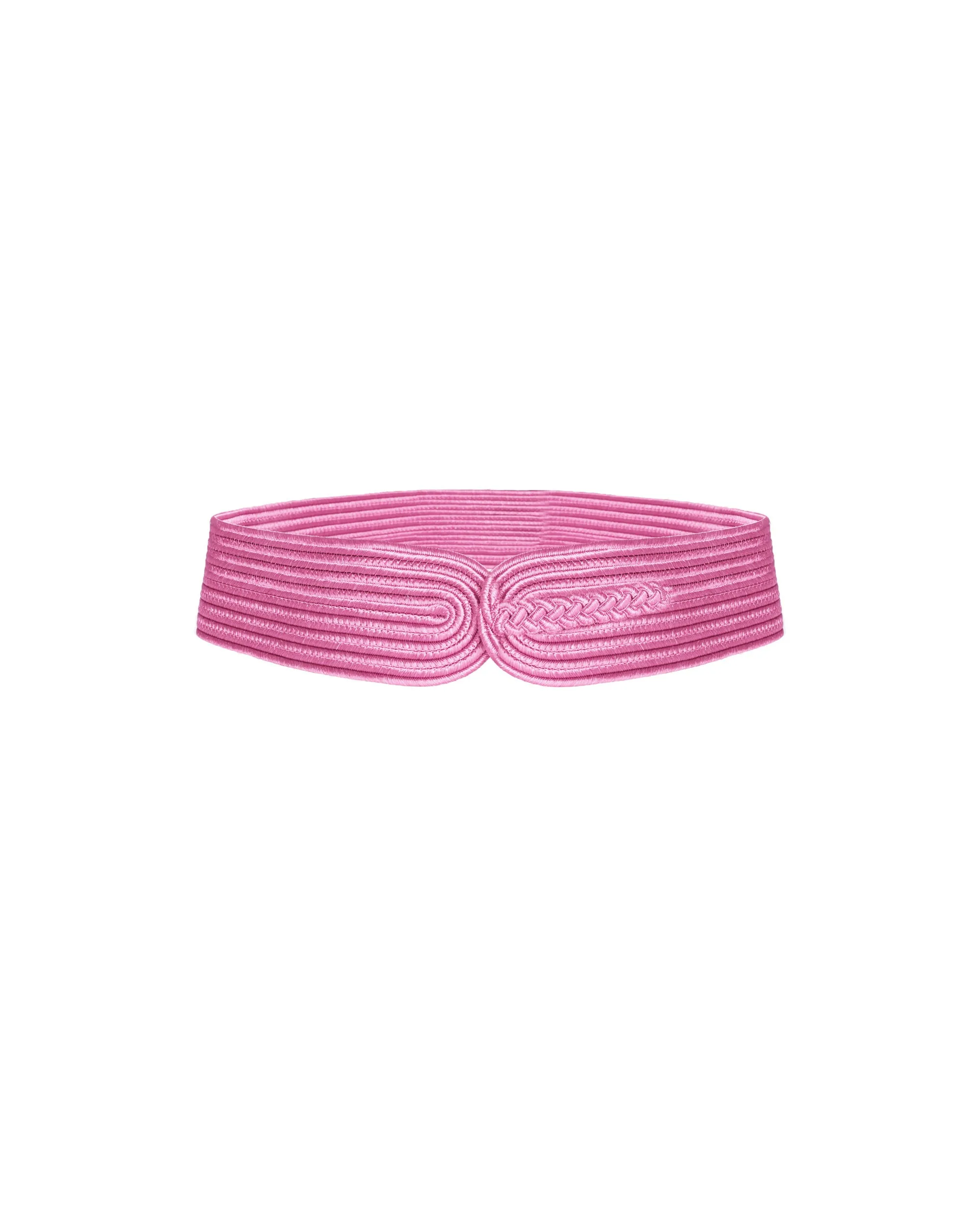 Pink Knitted Belt