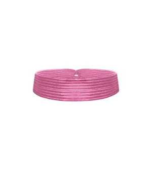 Pink Knitted Belt