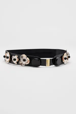 Poppy Button Belt