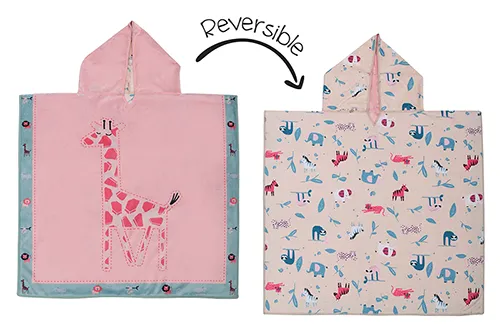 Reversible Kids Cover Up - Giraffe | Zoo