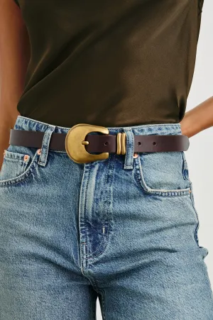 RODEO BELT - BROWN GOLD