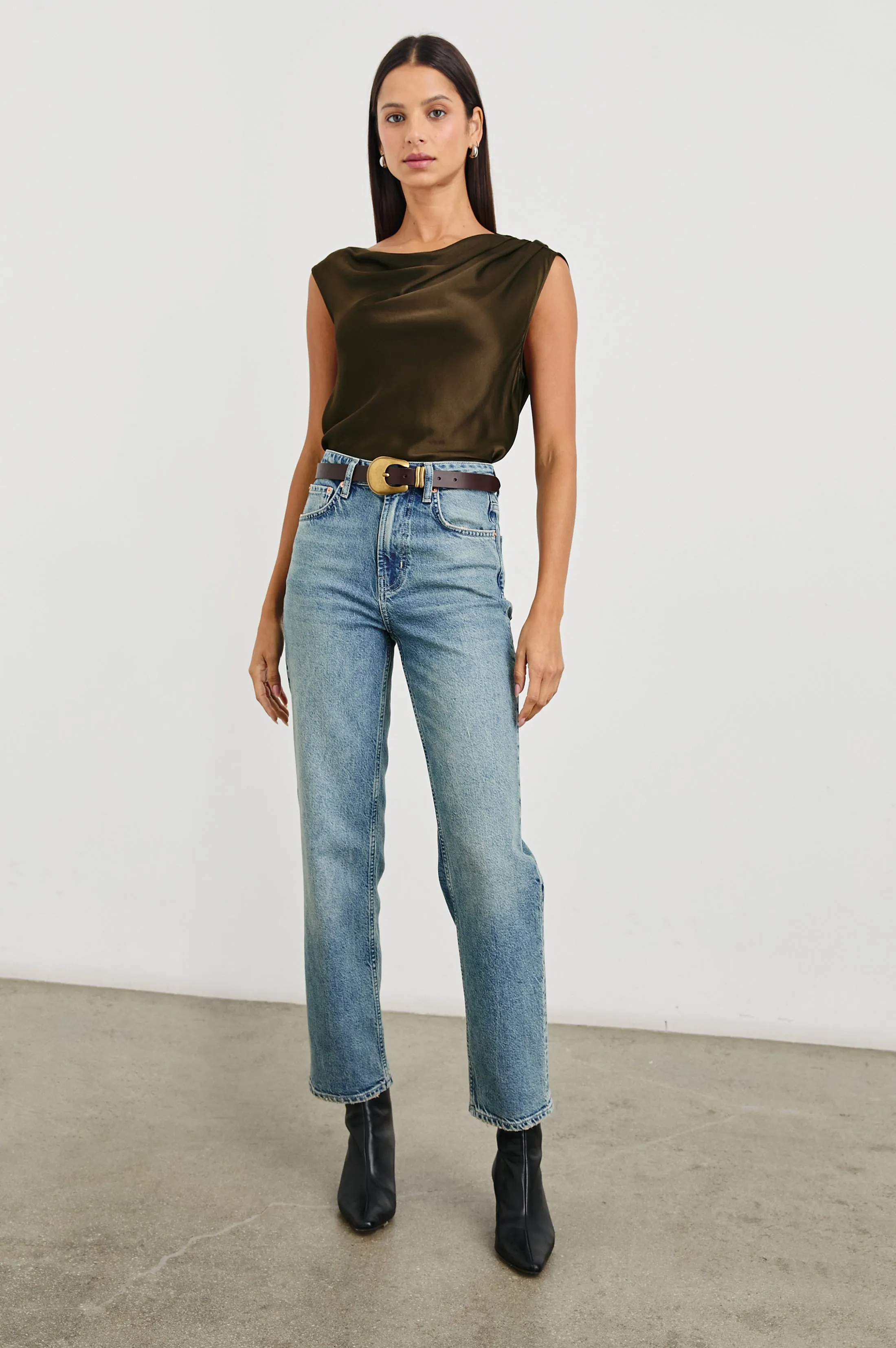 RODEO BELT - BROWN GOLD