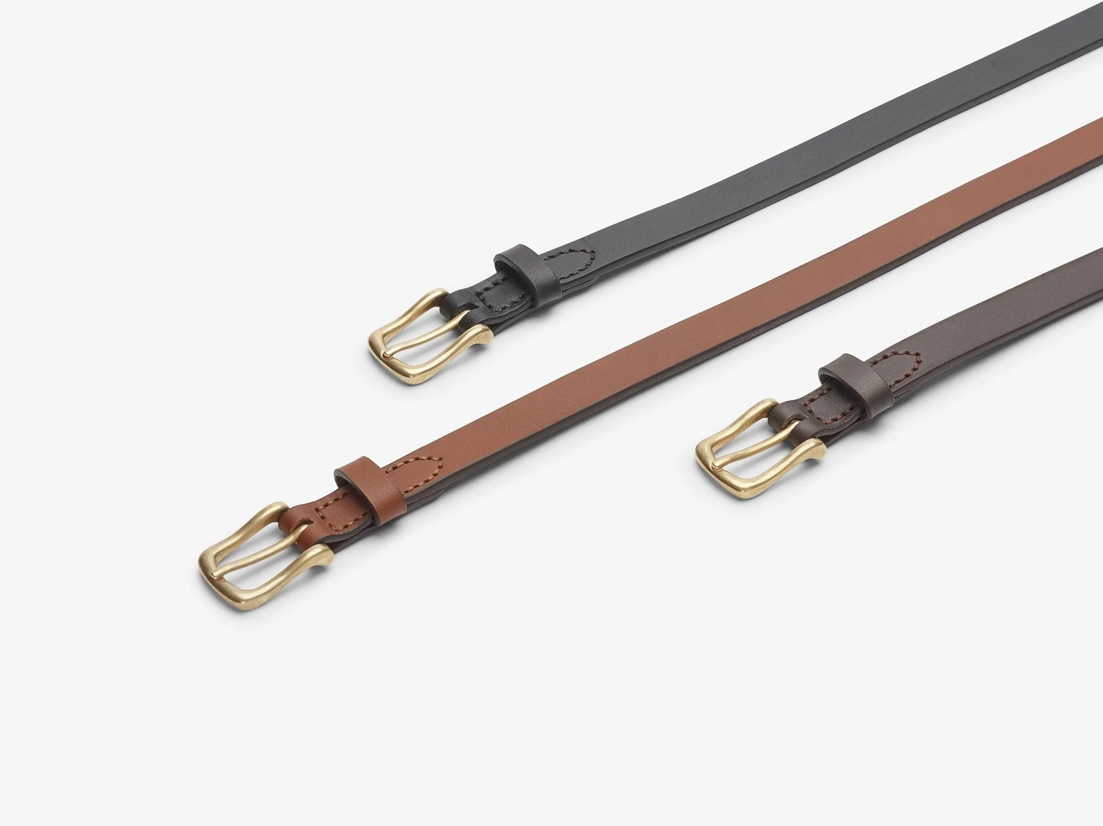 Slim Belt - Tabac Leather