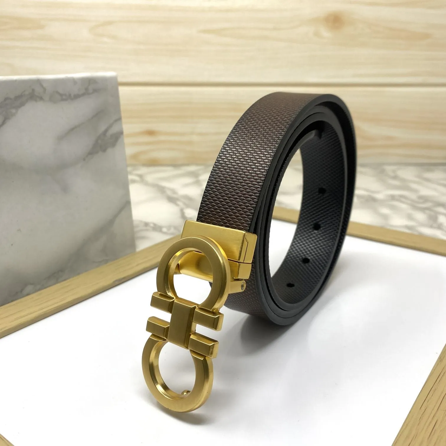 Small Design Formal and Casual Reversible Belt -JonasParamount