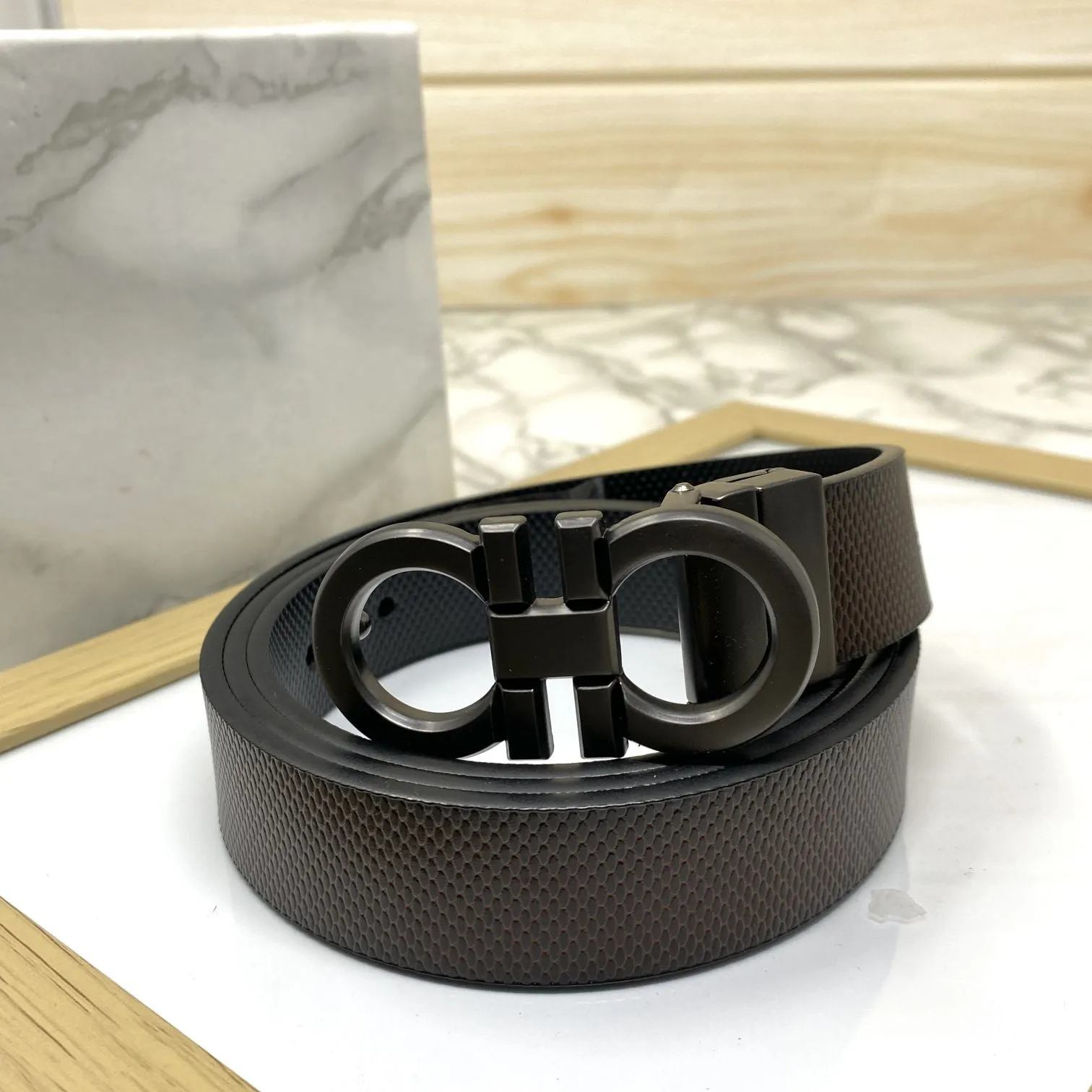 Small Design Formal and Casual Reversible Belt -JonasParamount