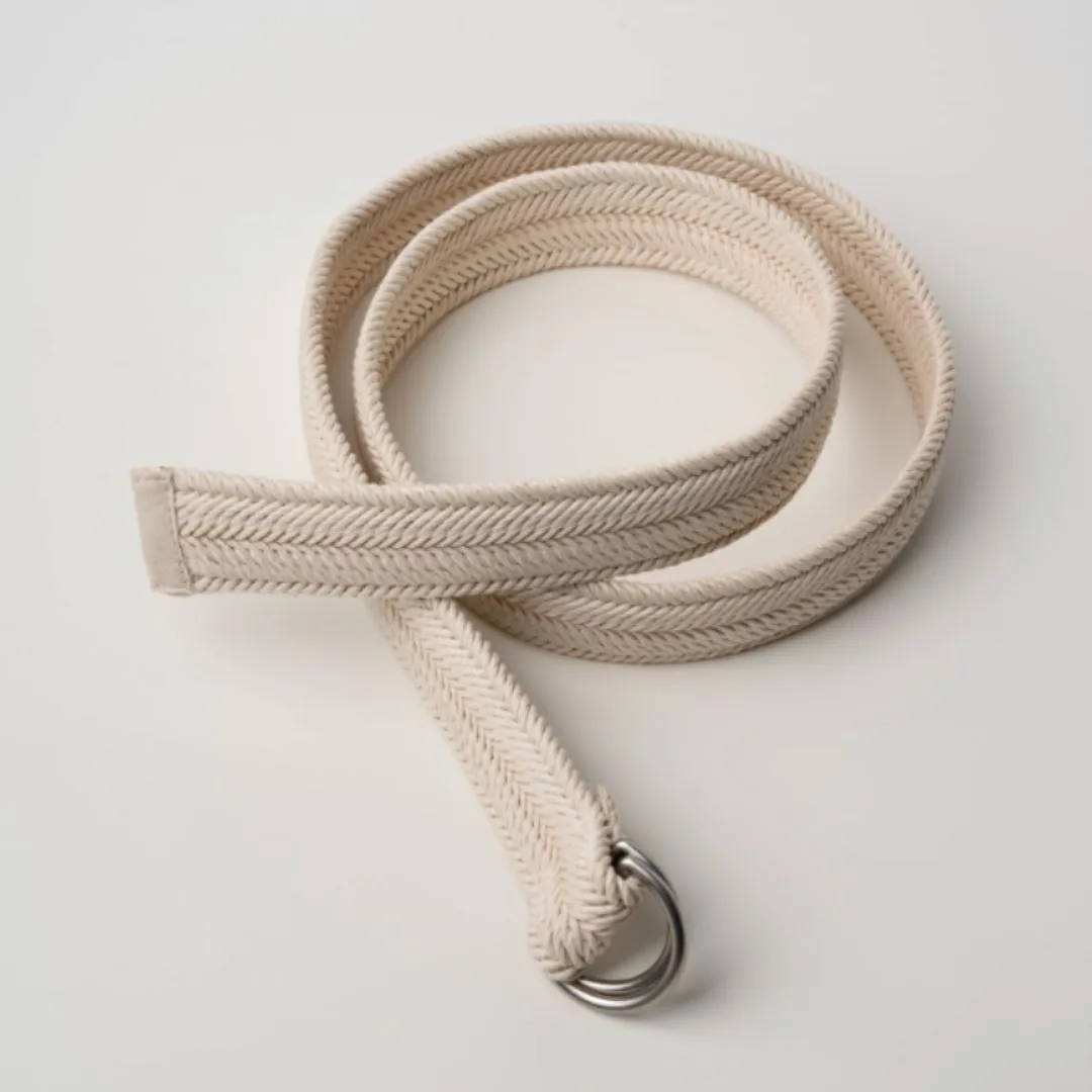 Vasconcelos Belt (Textured Ecru)